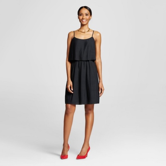 Pleated Short Dress